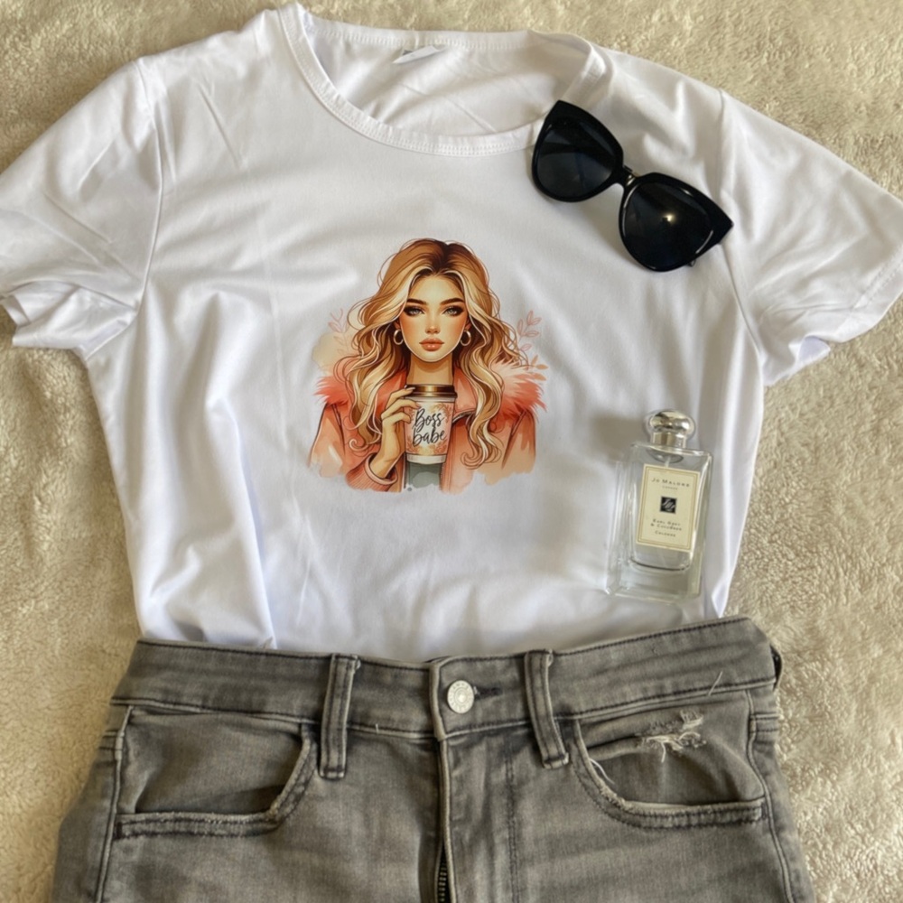 Graphic T-Shirt with Illustration